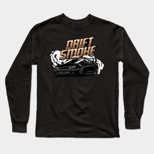 SUPRA MK4 DRIFT SMOKE - PAPAYA STREETART Long Sleeve T-Shirt